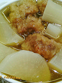 蘿蔔排骨酥湯(簡易電鍋版) 的食譜成品照片