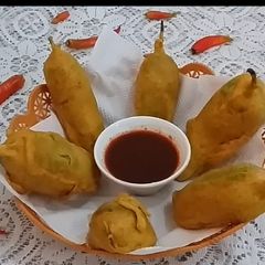Stuffed Chilli/Bahri hoi Mirchey A picture of Stuffed Chilli/Bahri hoi Mirchey.