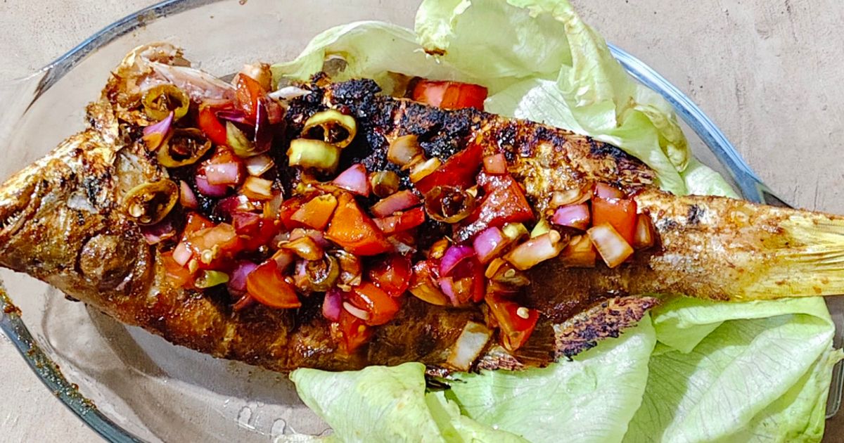 Ikan Ekor Kuning Bakar Sambal Kecap