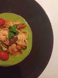 Orecchiette cozze, gamberetti e polpo al profumo di menta