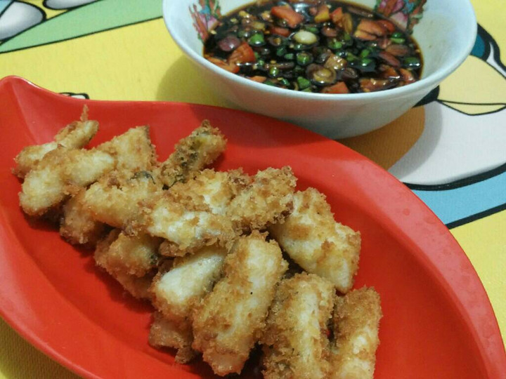 Wajib coba! Resep buat Crispy Fish Fingers (Gurame Tepung Roti) ala Chef Uniekok yang spesial