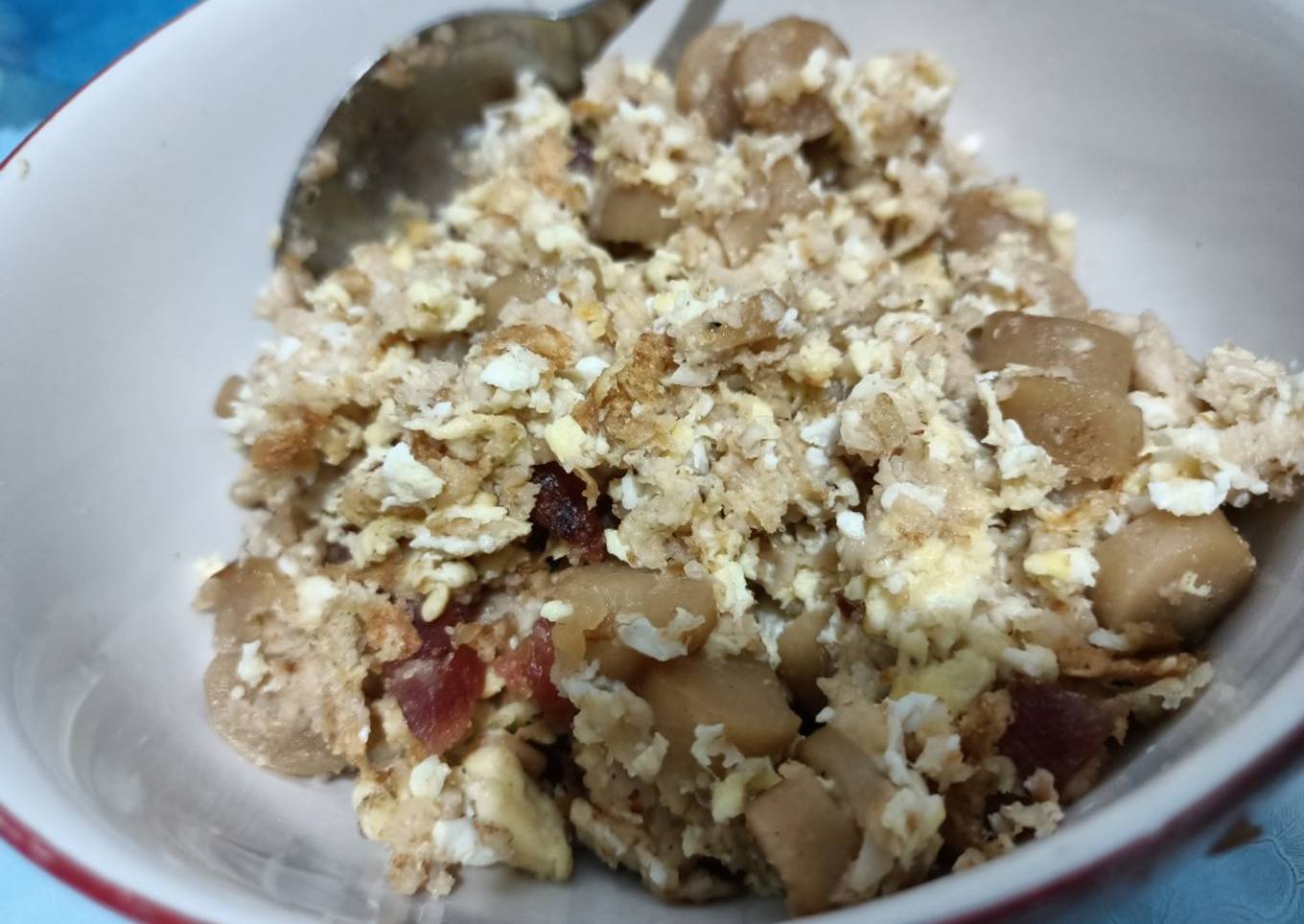 Oatmeal ala nasi goreng