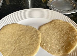 Una foto de Crepes de quinoa