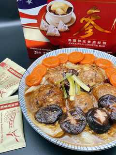 許氏花旗參補氣純素紅燒獅子頭🇹🇼 的食譜成品照片