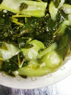 Hình của món Canh mồng tơi,mướp.