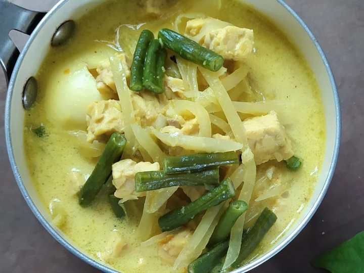 Easy Way Prepare Sayur Lodeh Lengkap (Labu Siam, Kacang Panjang, Tempe-Tahu, dkk) the Delicious Makes you drool