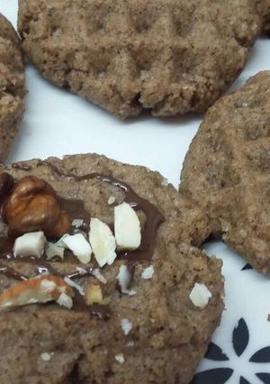 Una foto de Cookies de manteca y cacao