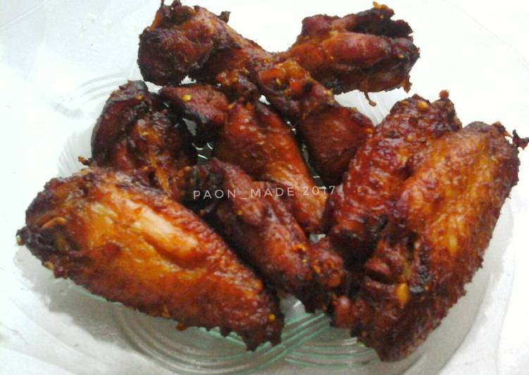 Langkah Mudah untuk Membuat Spicy chicken wings ala JTT Anti Gagal