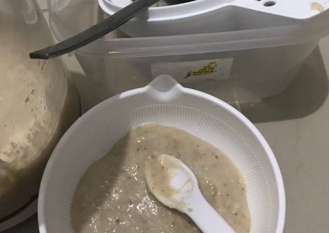 MPASI 6 Bulan Bubur Ayam Hati