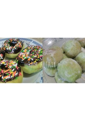 Foto resep Donat Pandan