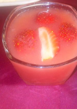 A picture of Strawberry drink.