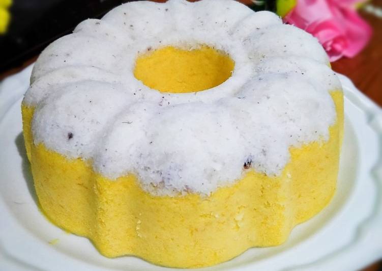 Resep Putu ayu labu kuning Anti Gagal