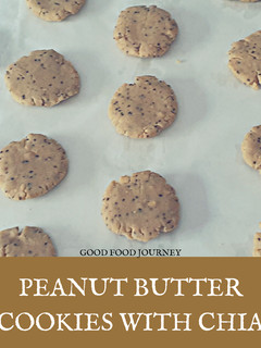 A picture of Peanut Butter cookies with Chia.