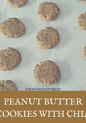 A picture of Peanut Butter cookies with Chia.