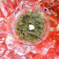 A picture of Coriander chutney.