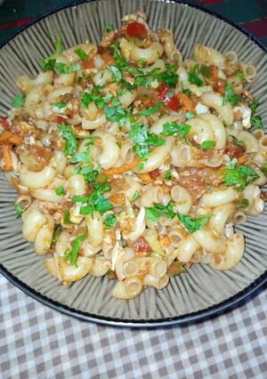 A picture of Mix Capsicum Macaroni.