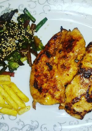 চিকেন স্টেক(chicken steak recipe in Bengali) রেসিপির প্রধান ছবি