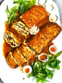 عکسی از دستور رولت مرغ