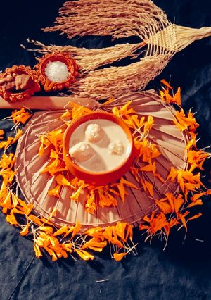 পাটালি গুড় দিয়ে হেমকনা পায়েস (gur hemkona payesh recipe in bengali) রেসিপির প্রধান ছবি