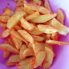 Crispy coated fries A picture of Crispy coated fries.