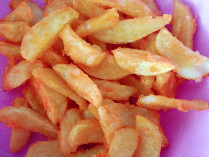 Recipe Kentang goreng berlapis renyah which Delicious