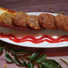 Kodappan cutlets / banana blossom cutlets A picture of Kodappan cutlets / banana blossom cutlets.