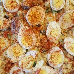 A picture of Mexican potato salad.