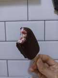 Strawberry Ice Cream Popsicle