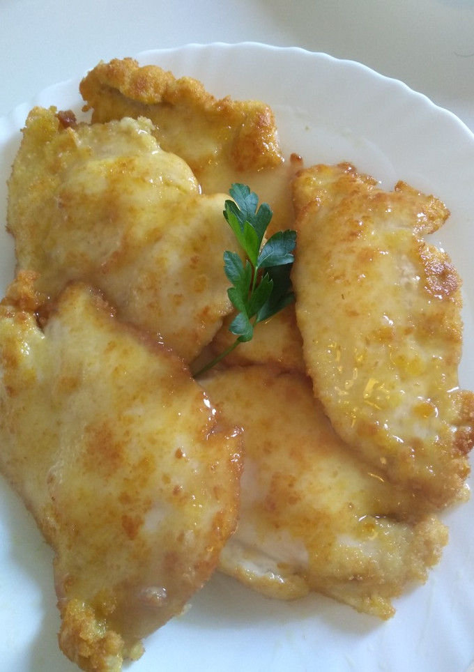 Una foto de Pollo al limón
