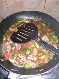 Foto resep Cumi pete saos tiram