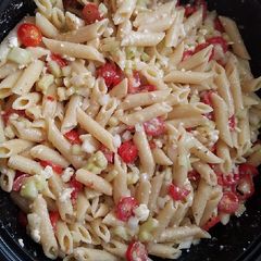A picture of Pacmans Pasta Salad.