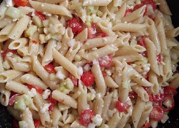 Fresh, Serving Recipe Pacmans Pasta Salad Home Style