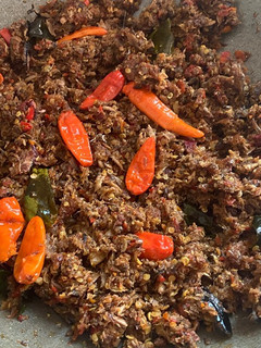 Foto resep Abon tuna mercon