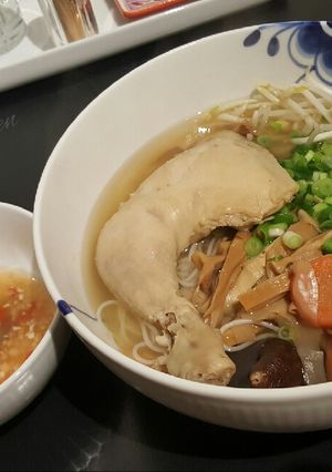 Hình của món Bún măng gà.