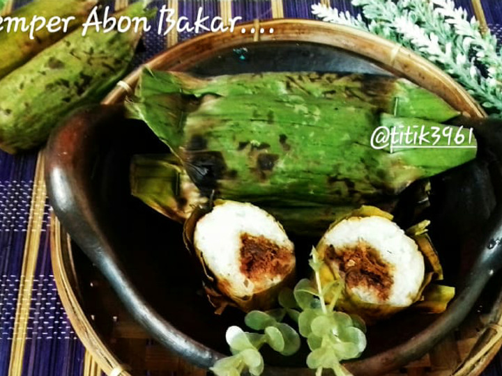 Cara Bikin Lemper Abon Bakar Istimewa