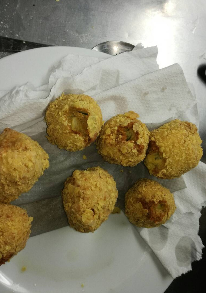 Una foto de Albóndigas XL de garbanzos