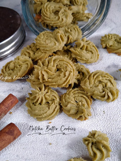 Foto resep Matcha Butter Cookies