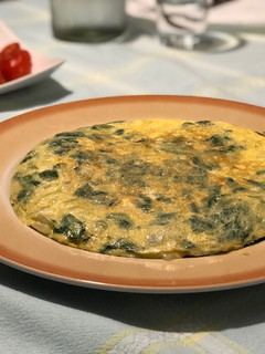 Una foto de Tortilla de acelgas. Cena saludable