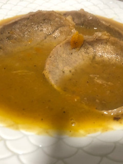 Una foto de Filete de lomo en salsa