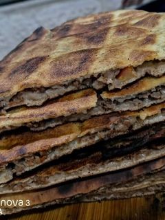 صورة لوصفة عرايس اللحمه 🫓🫓