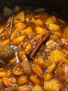 Una foto de Chutney de kumquat y piña