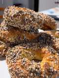 Bagel ψωμάκια με μόνο 2 υλικά 💥