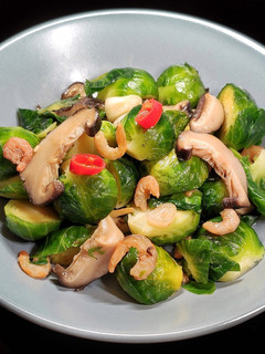 蝦米香菇炒結球萵苣 的食譜成品照片