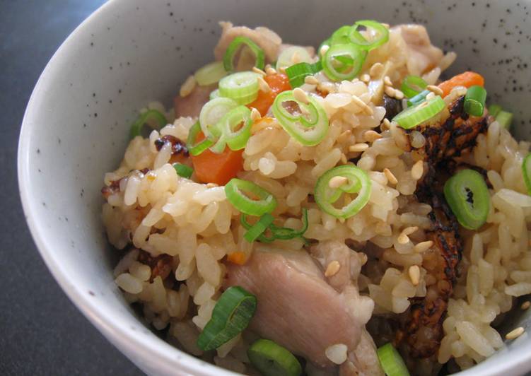 Steps to Prepare Ultimate Chicken ‘Okowa’ Glutinous Rice