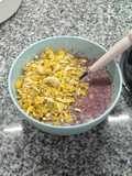 Falso Açai bowl - con arándanos
