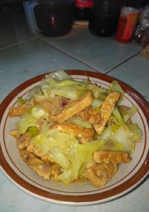 Foto resep Tumis kubis tempe (miskute)