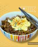 Beef Bowl & Egg Mayo ala Yoshinoya 🧅🥓🥚