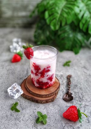 Foto resep Korean Strawberry Milk