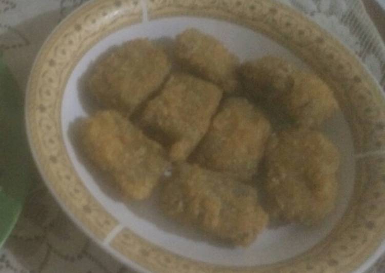 Resep Nugget pisang roti tawar Anti Gagal