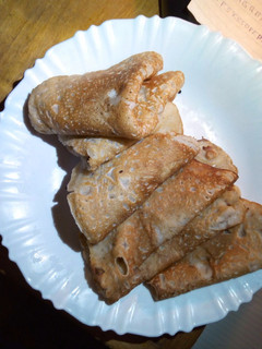 A picture of Cinammon pancakes.
